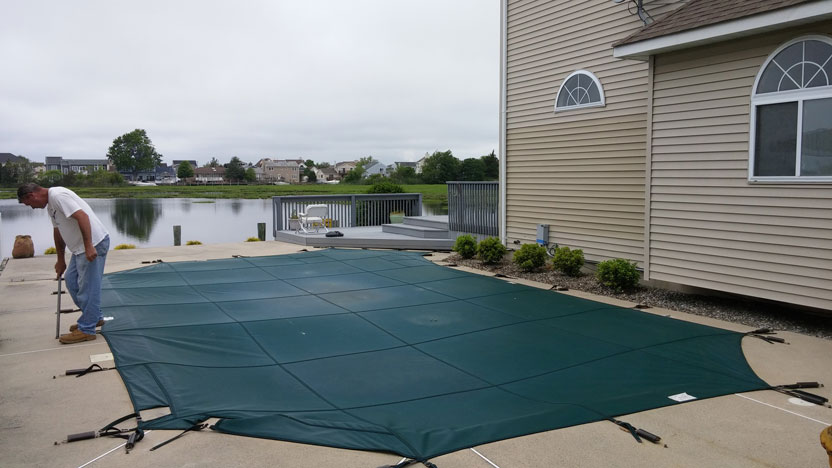 Removing Pool Cover